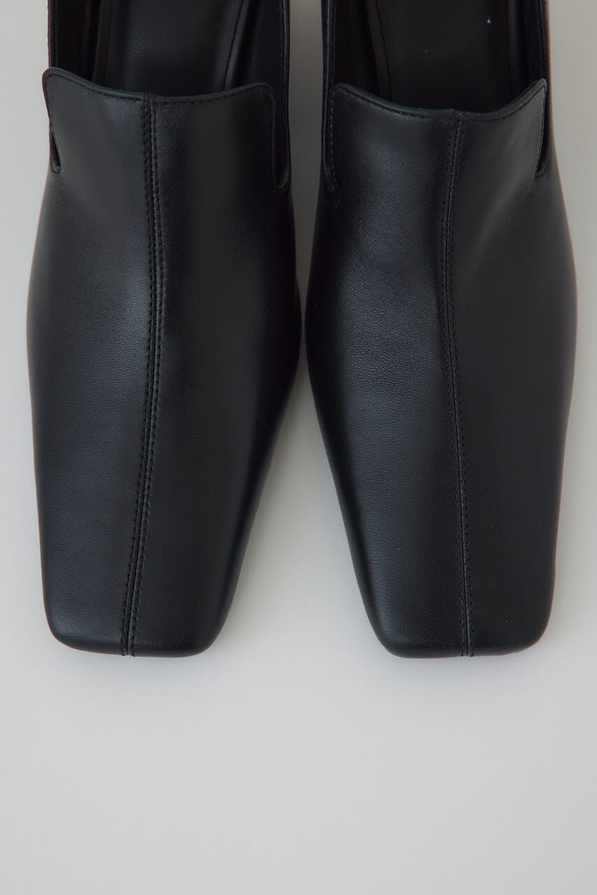 RIM.ARK 「Leather square toe heel」|パンプス|