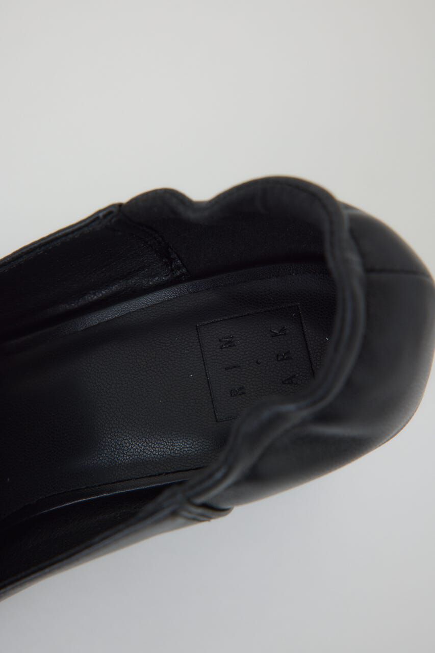 RIM.ARK 「Leather square toe heel」|パンプス|