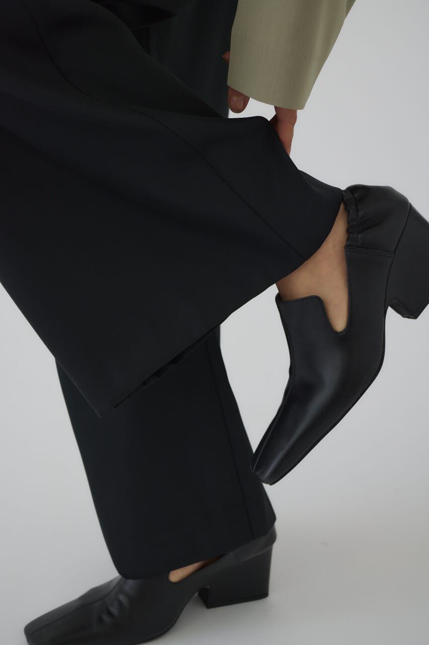 RIM.ARK 「Leather square toe heel」|パンプス|