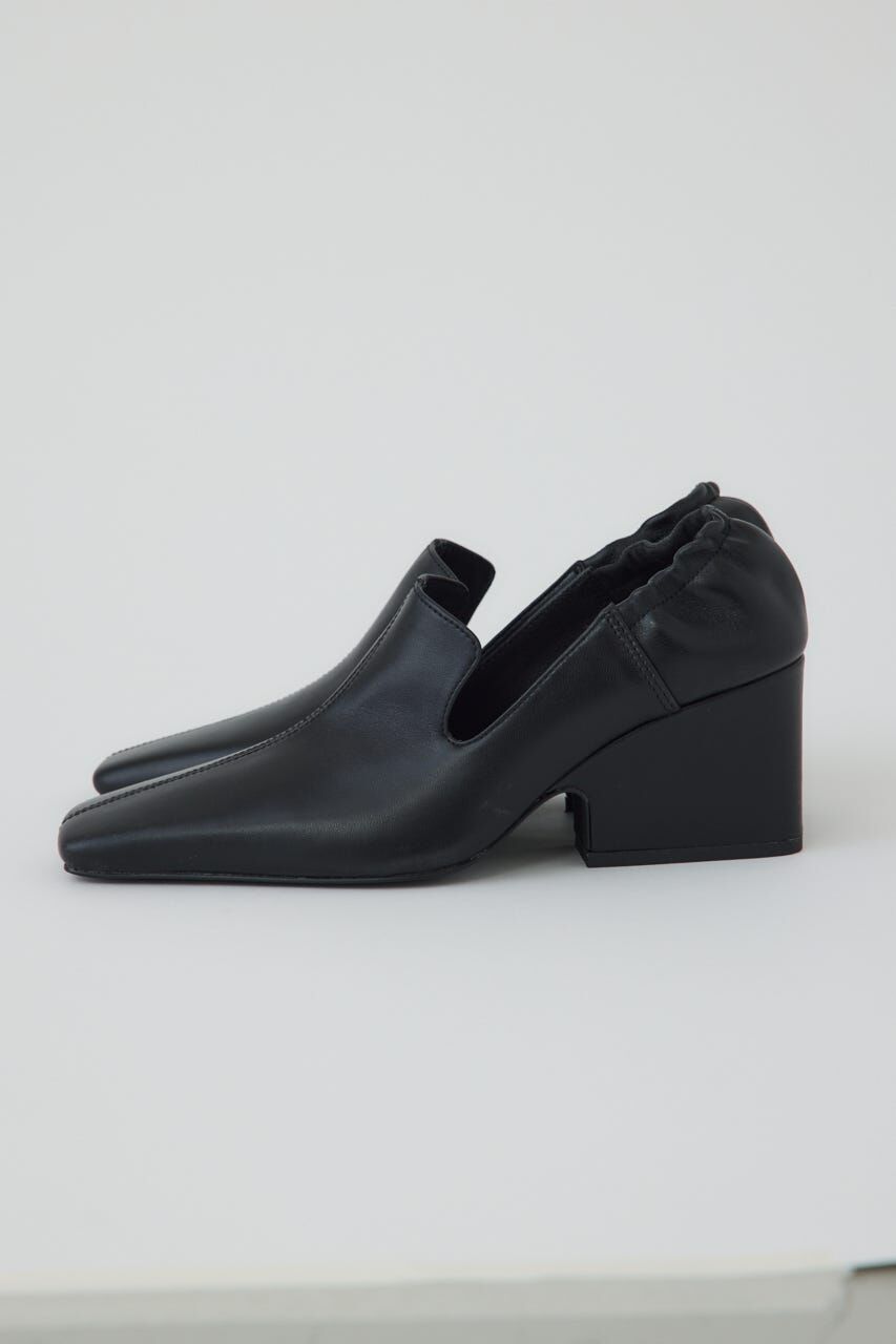RIM.ARK 「Leather square toe heel」|パンプス|