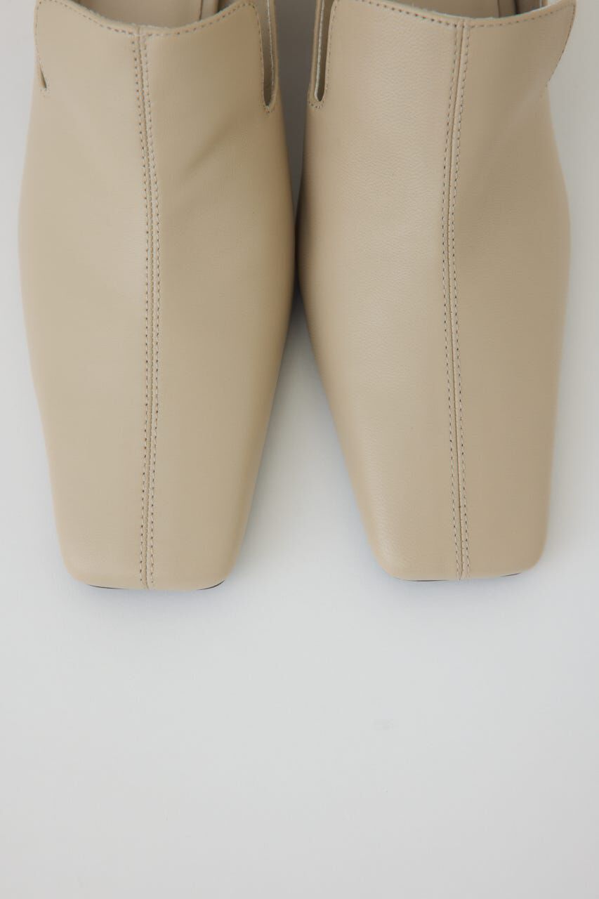 RIM.ARK 「Leather square toe heel」|パンプス|