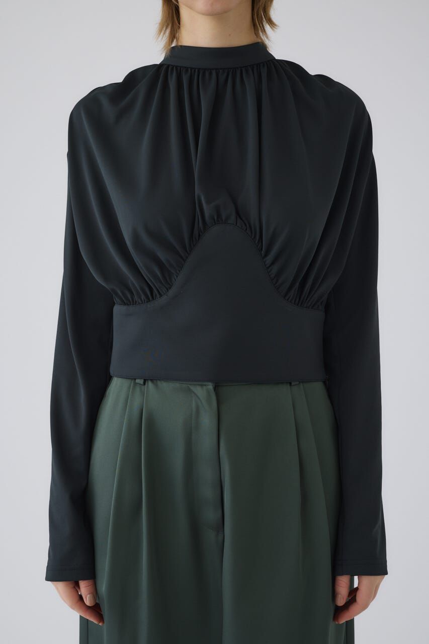 RIM.ARK 「Hidden detail drape tops」|Tシャツ・カットソー|