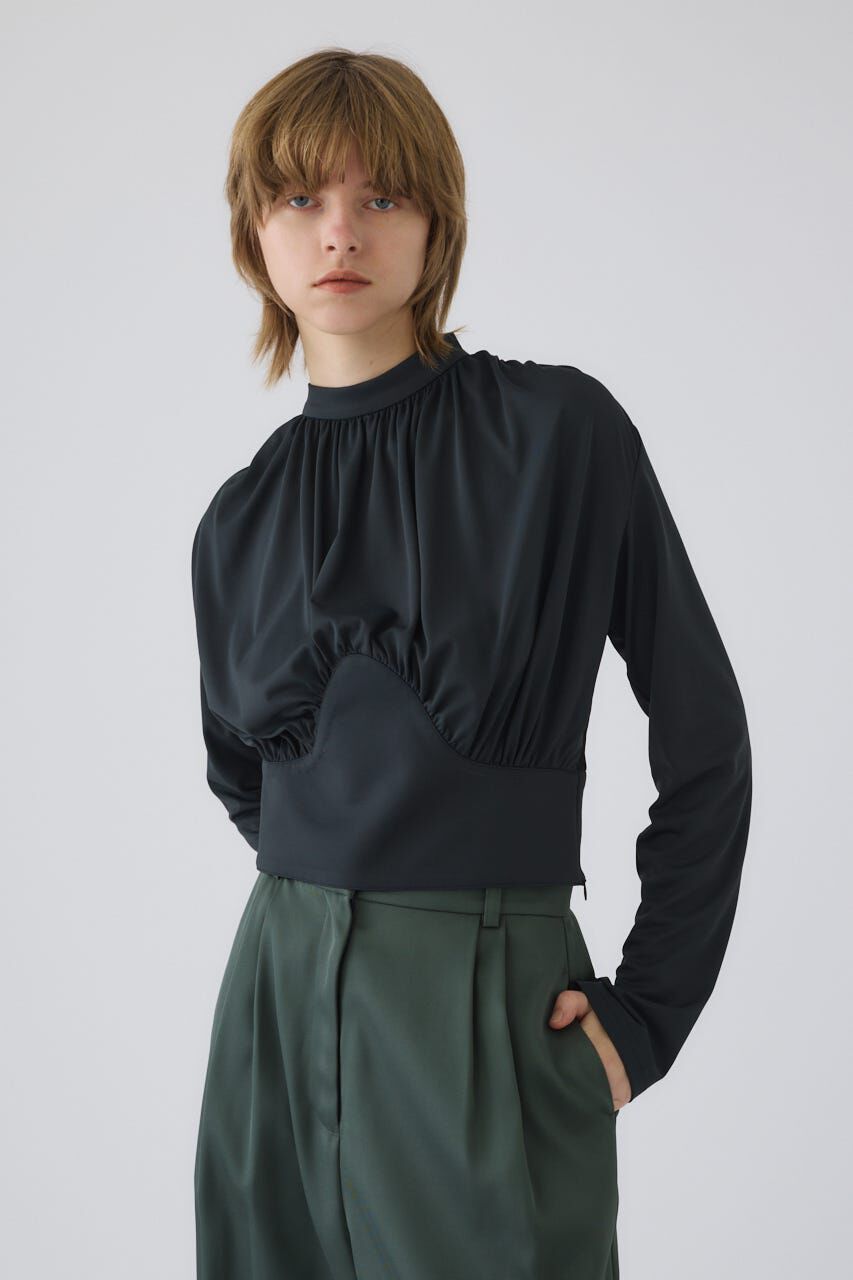 RIM.ARK 「Hidden detail drape tops」|Tシャツ・カットソー|