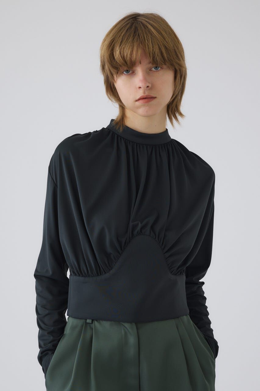 RIM.ARK 「Hidden detail drape tops」|Tシャツ・カットソー|