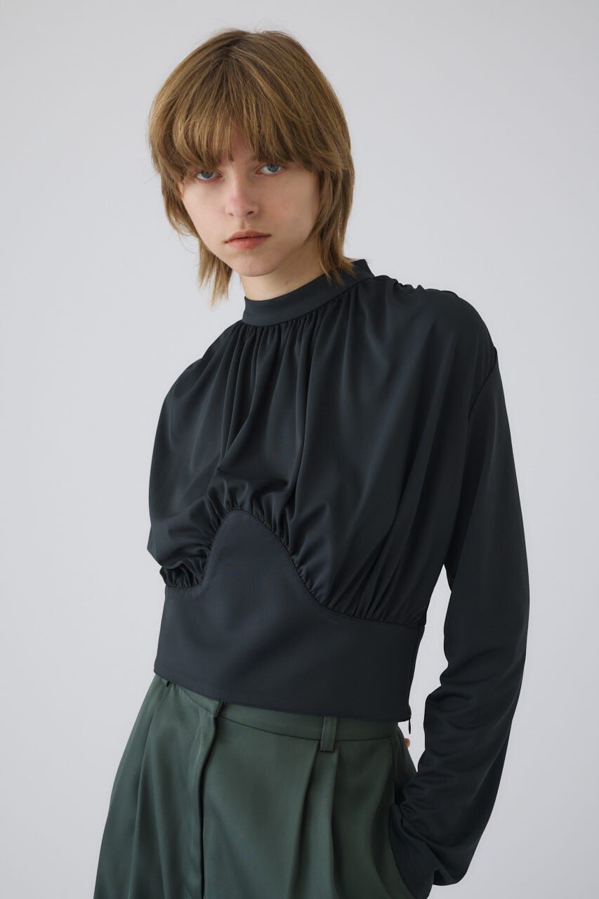 RIM.ARK 「Hidden detail drape tops」|Tシャツ・カットソー|