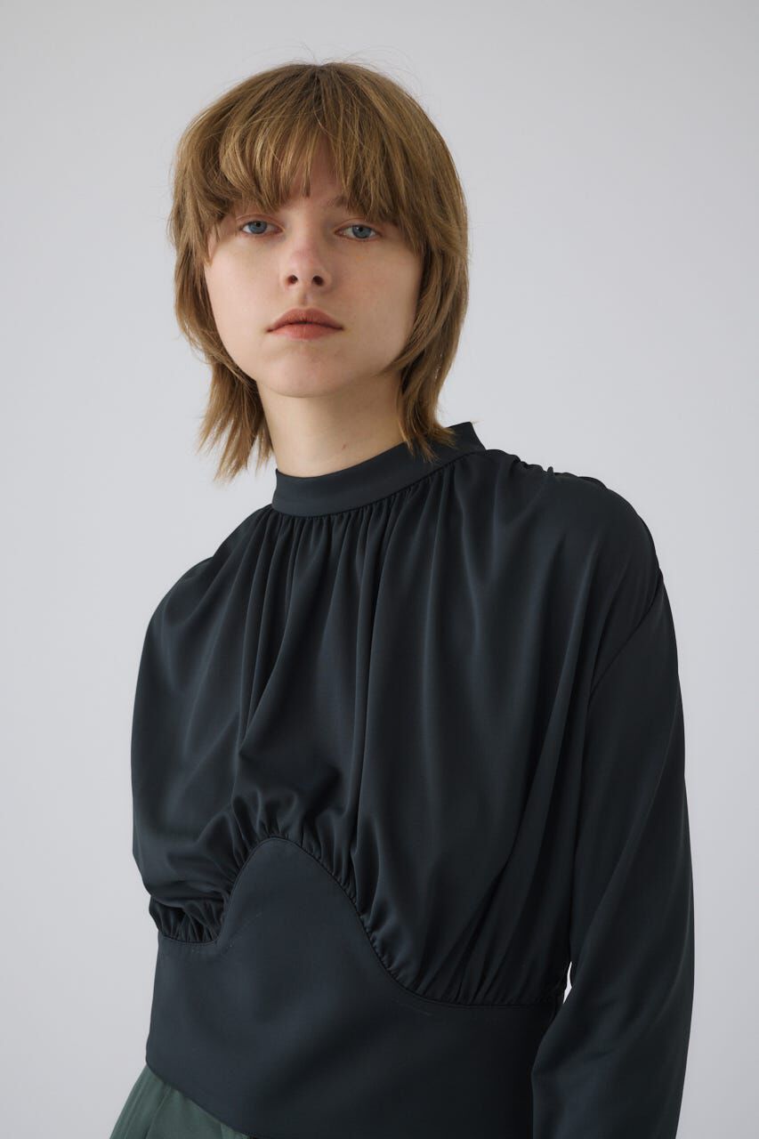 RIM.ARK 「Hidden detail drape tops」|Tシャツ・カットソー|