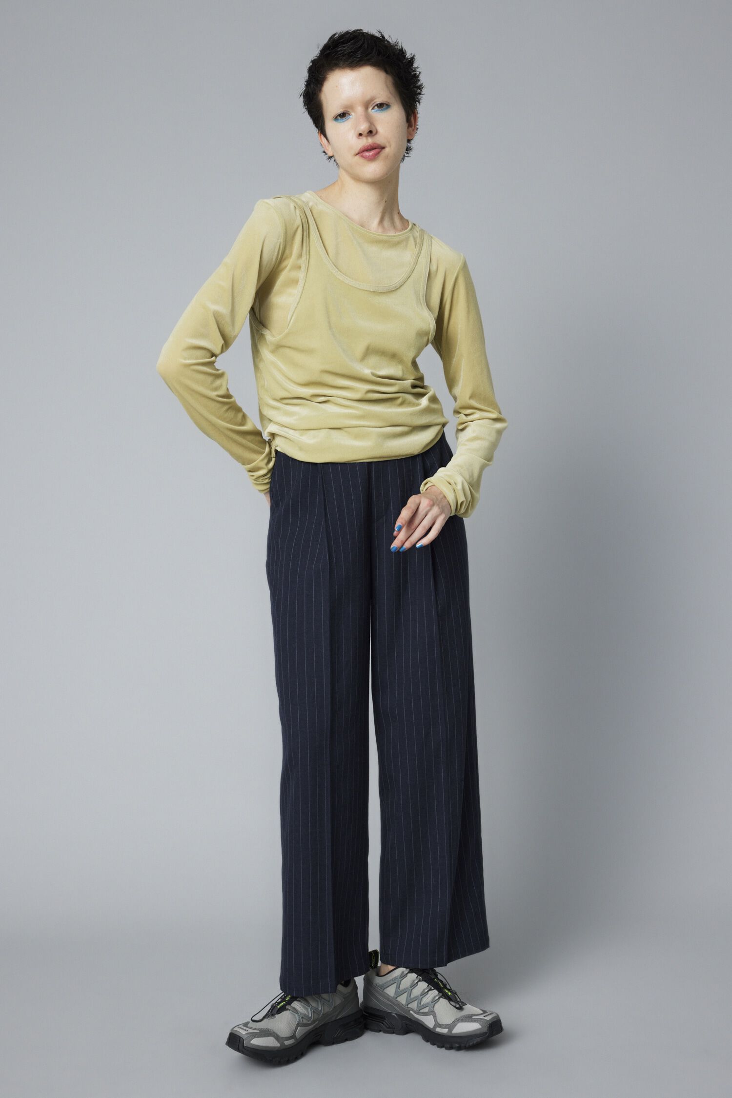 HeRIN.CYE「Velour tank top」|タンクトップ|