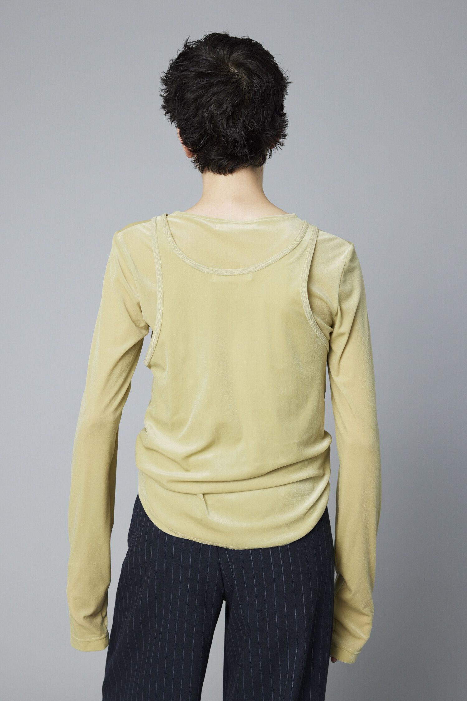 HeRIN.CYE「Velour tank top」|タンクトップ|