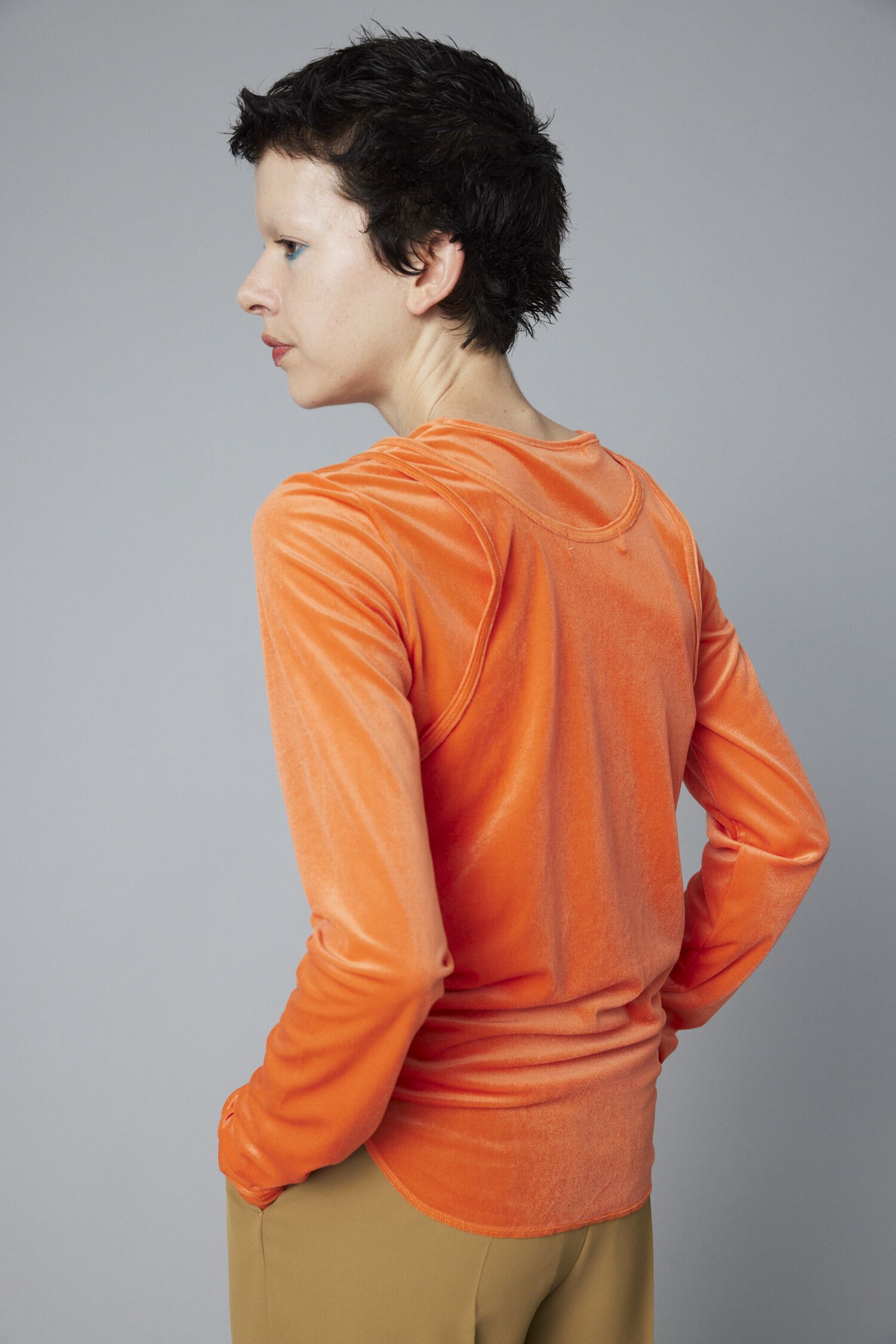 HeRIN.CYE「Velour tank top」|タンクトップ|