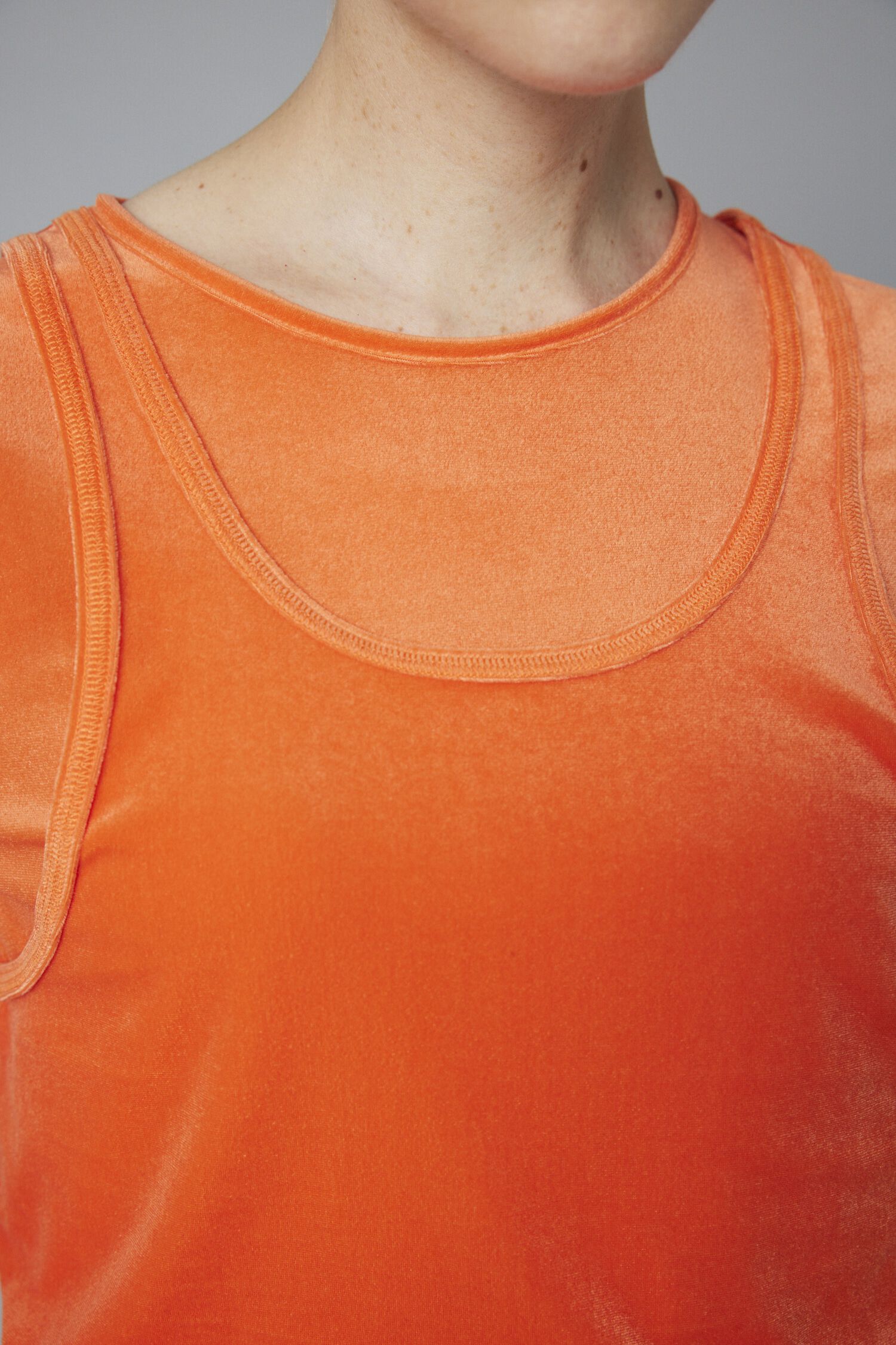 HeRIN.CYE「Velour tank top」|タンクトップ|