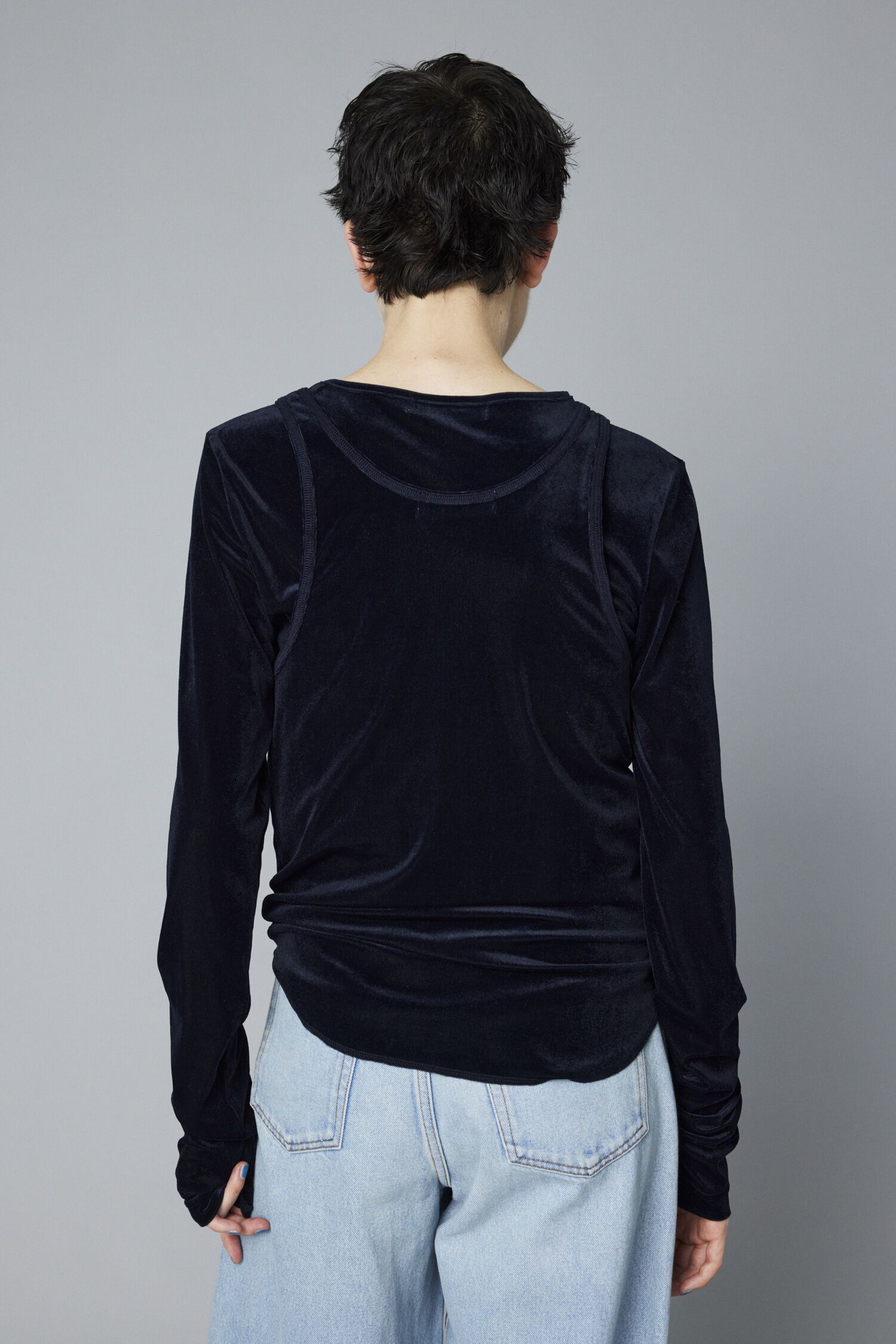 HeRIN.CYE「Velour tank top」|タンクトップ|