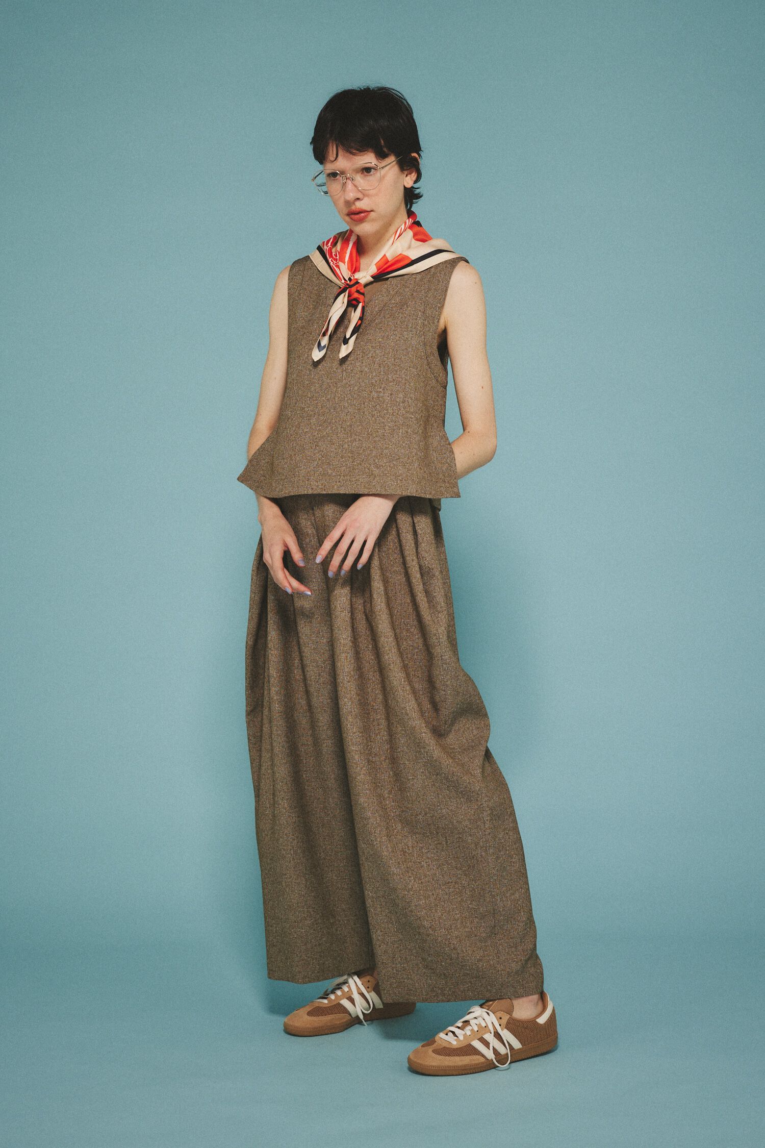 HeRIN.CYE「Many tuck pants」|その他|