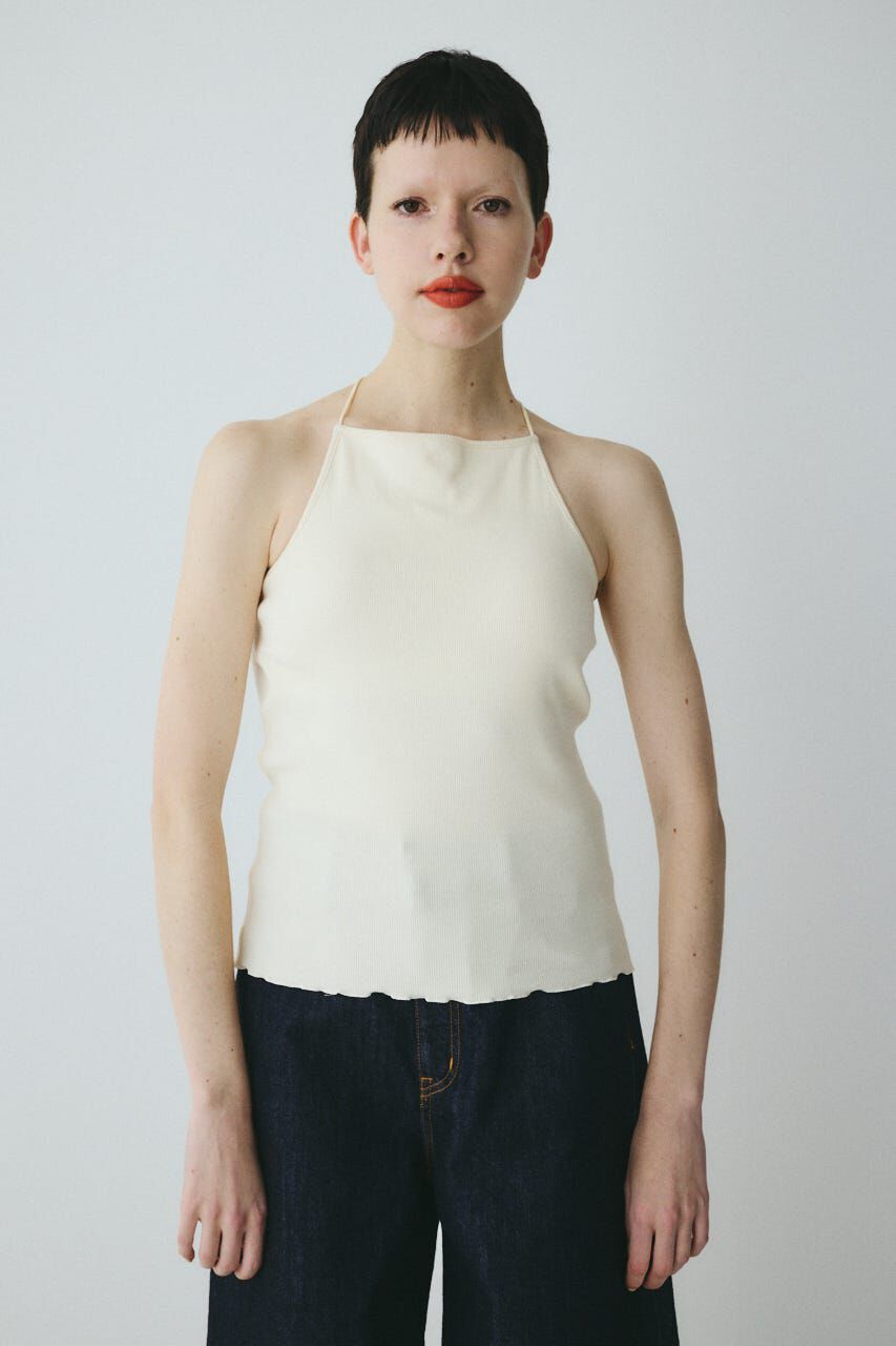 HeRIN.CYE「Bi color cord camisole」|キャミソール|O/WHT1