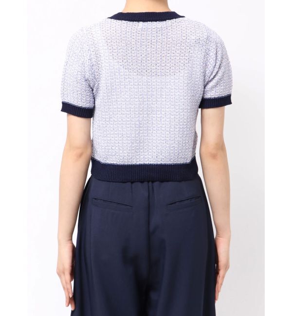 CALNAMUR「SUMMER TWEED KNIT CD/サマーツィードニットカーディガン」|カーディガン|