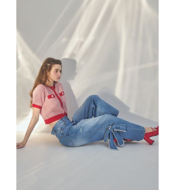 CALNAMUR「SUMMER TWEED KNIT CD/サマーツィードニットカーディガン」|カーディガン|