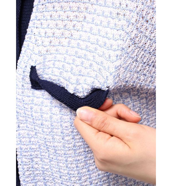 CALNAMUR「SUMMER TWEED KNIT CD/サマーツィードニットカーディガン」|カーディガン|
