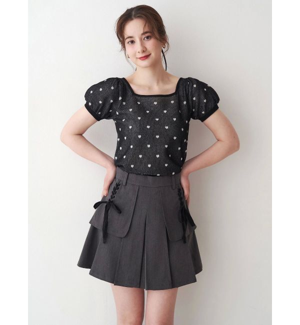 CALNAMUR「ハートジャガードコンパクトニット」|ニット・セーター|