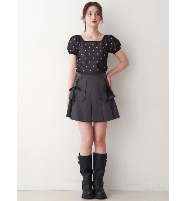 CALNAMUR「ハートジャガードコンパクトニット」|ニット・セーター|