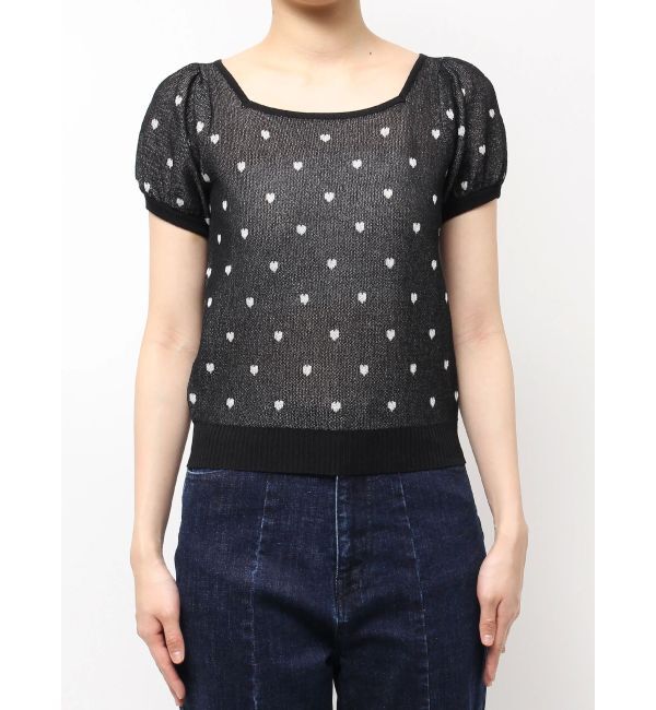 CALNAMUR「ハートジャガードコンパクトニット」|ニット・セーター|