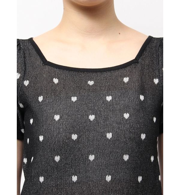 CALNAMUR「ハートジャガードコンパクトニット」|ニット・セーター|