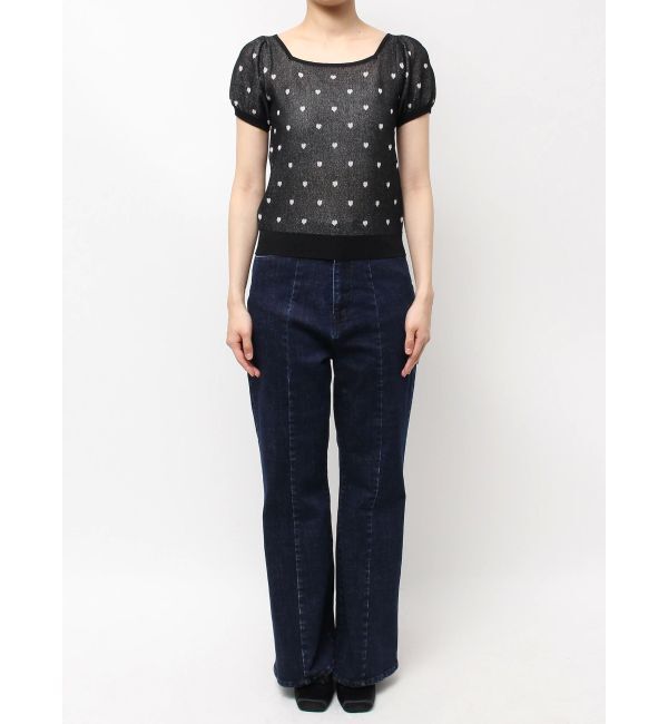 CALNAMUR「ハートジャガードコンパクトニット」|ニット・セーター|