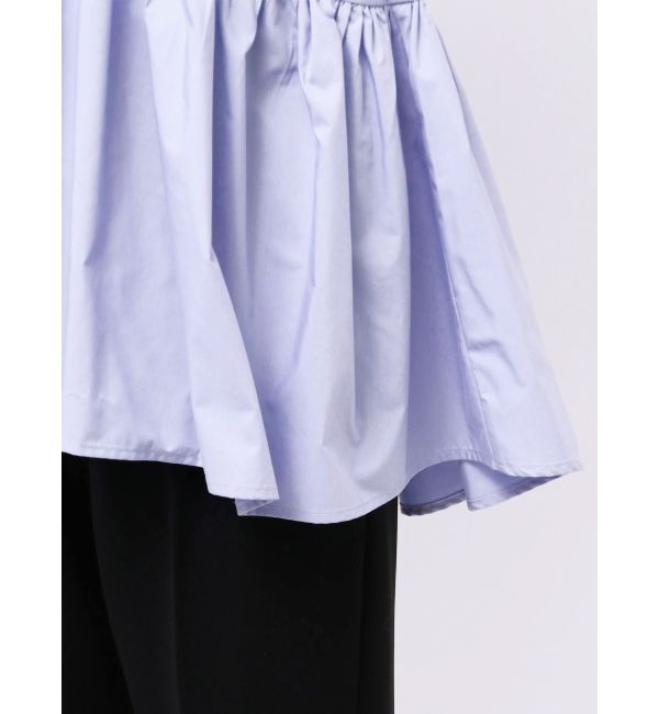 ELENDEEK「GATHER BALLOON PEPLUM BL」|シャツ・ブラウス|