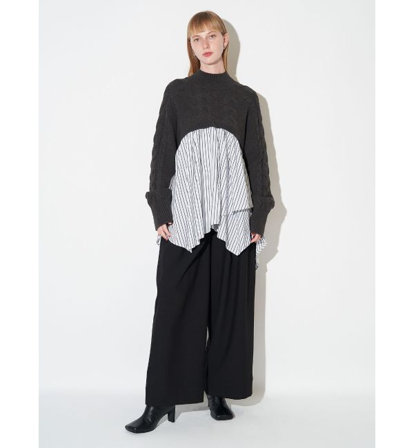 ELENDEEK「ASYMMETRY DOCKING KT」|ニット・セーター|