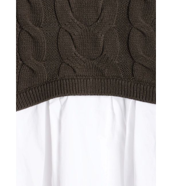 ELENDEEK「ASYMMETRY DOCKING KT」|ニット・セーター|