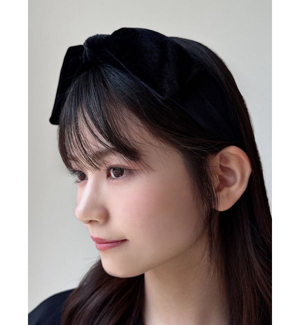 RESEXXY「ベロアリボンカチューシャ」|カチューシャ|ブラック
