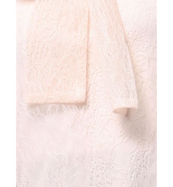 MERCURYDUO「2WAYバックリボンレースブラウス」|シャツ・ブラウス|