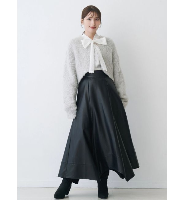 MERCURYDUO「2WAYバックリボンレースブラウス」|シャツ・ブラウス|