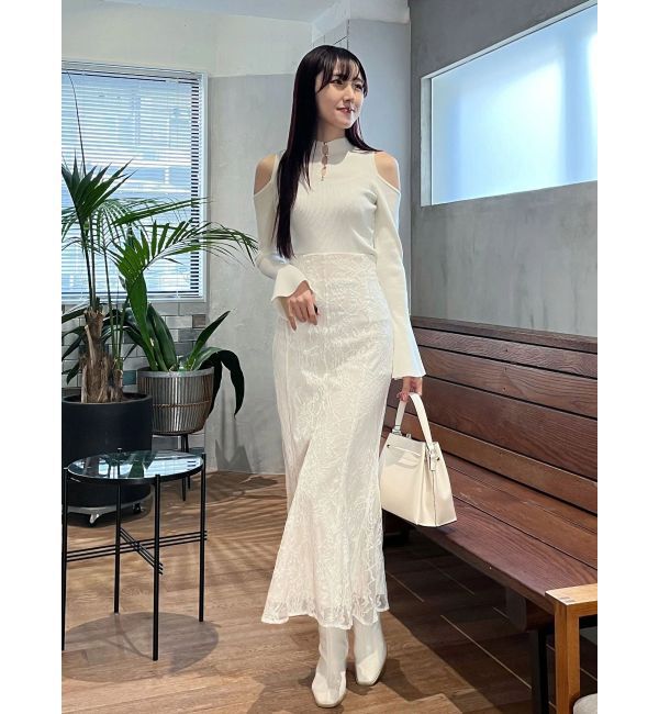 MERCURYDUO「レースマーメイドスカート」|スカート|