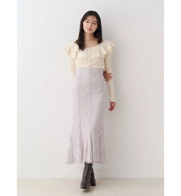 MERCURYDUO「レースマーメイドスカート」|スカート|