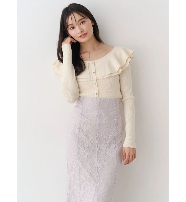MERCURYDUO「レースマーメイドスカート」|スカート|