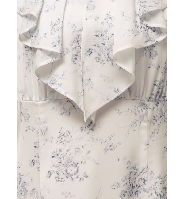 MERCURYDUO「ラッフルカラーパターンワンピース」|ワンピース|