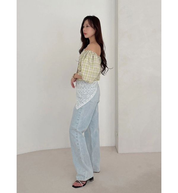 MERCURYDUO「ストレートデニムパンツ」|デニム|