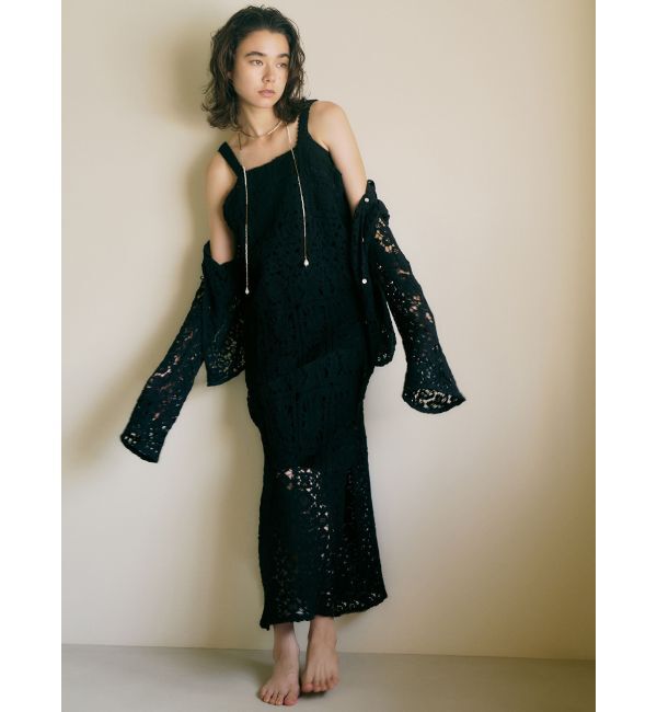 Ungrid「淡水パールビーズロングネックレス」|ネックレス|