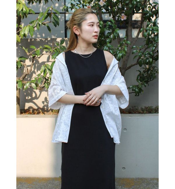 Ungrid「レース開襟ハーフスリーブシャツ」|シャツ・ブラウス|