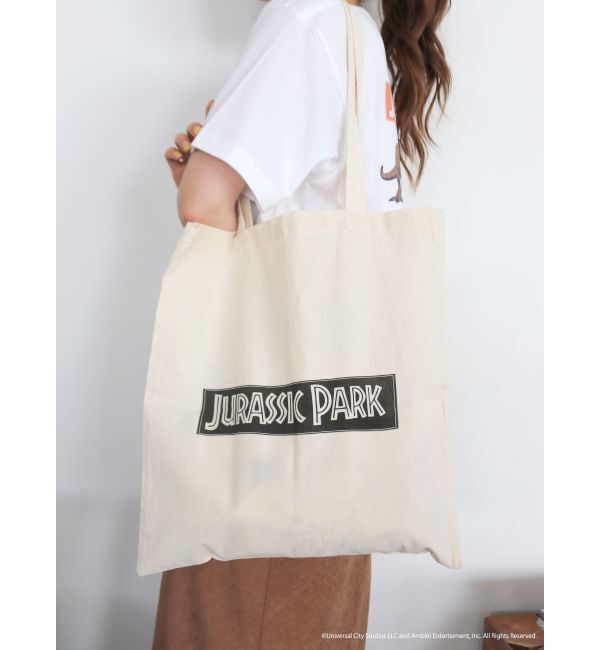 Ungrid「【別注】JURASIC PARK／ロゴトートバッグ」|トートバッグ|