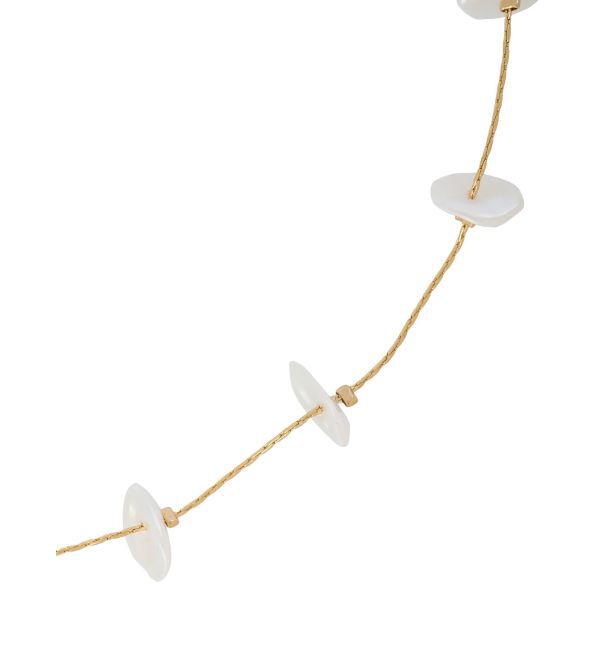 LAGUNAMOON「LADYフラットフェイクパールネックレス」|ネックレス|