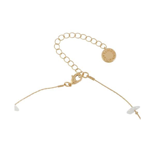 LAGUNAMOON「LADYフラットフェイクパールネックレス」|ネックレス|