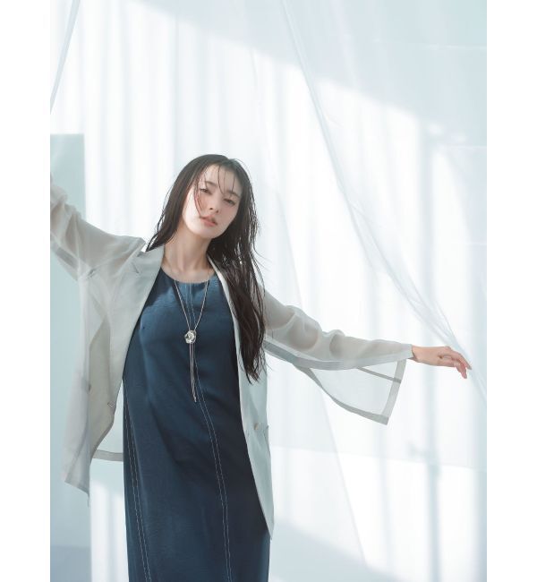 LAGUNAMOON「カーヴィフォルムループタイネックレス」|ネックレス|