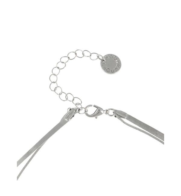 LAGUNAMOON「フォルムパーツ2連ネックレス」|ネックレス|