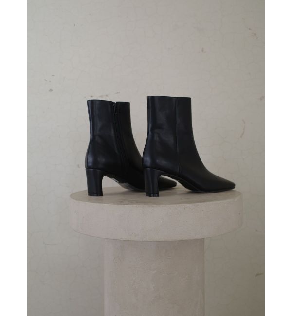 LAGUNAMOON「スクエアトゥショートブーツ」|ショートブーツ|