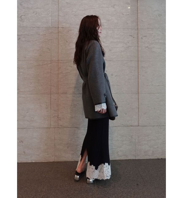 LAGUNAMOON「ラペルリバーコート」|その他|