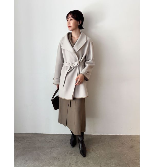 LAGUNAMOON「ラペルリバーコート」|その他|