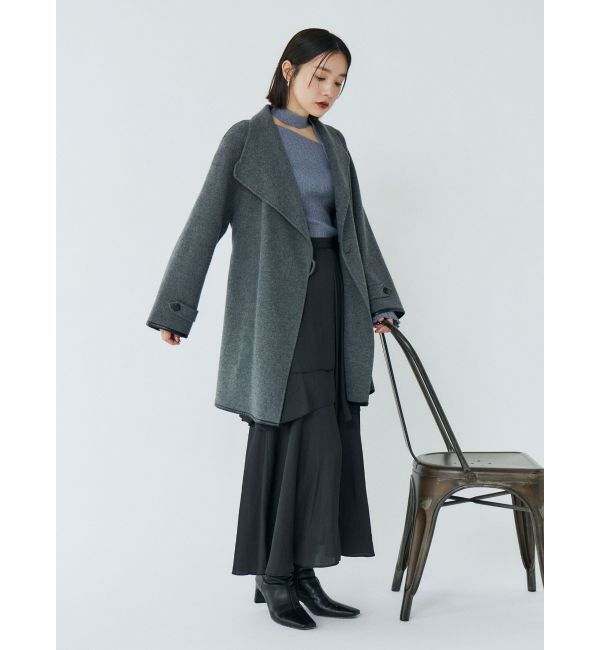 LAGUNAMOON「ラペルリバーコート」|その他|