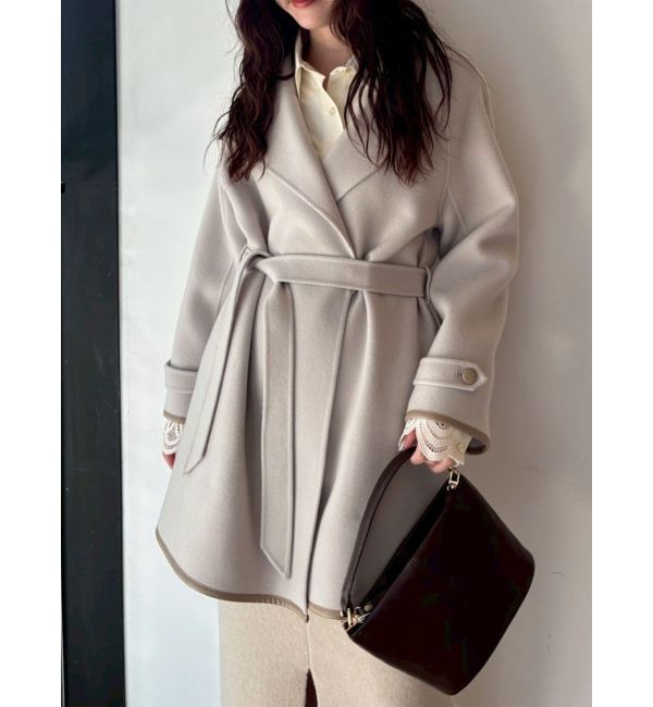 LAGUNAMOON「ラペルリバーコート」|その他|