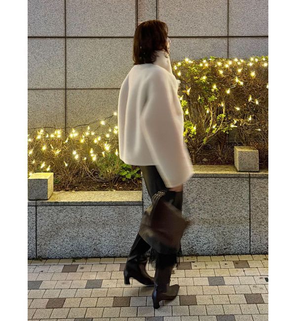 LAGUNAMOON「【REVIVAL】フェイクムートンスタンドカラーコート」|その他|