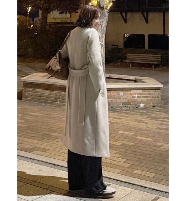 LAGUNAMOON「【REVIVAL】2WAYカラーロングコート」|ステンカラーコート|